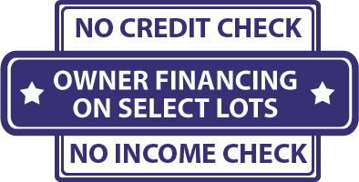 Owner Financing On Select Lots